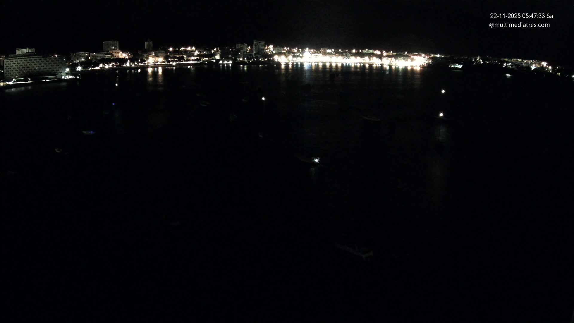 Mallorca, Magaluf - Palmanova Son Maties Beach Live Cam - Balearic Islands, Spain