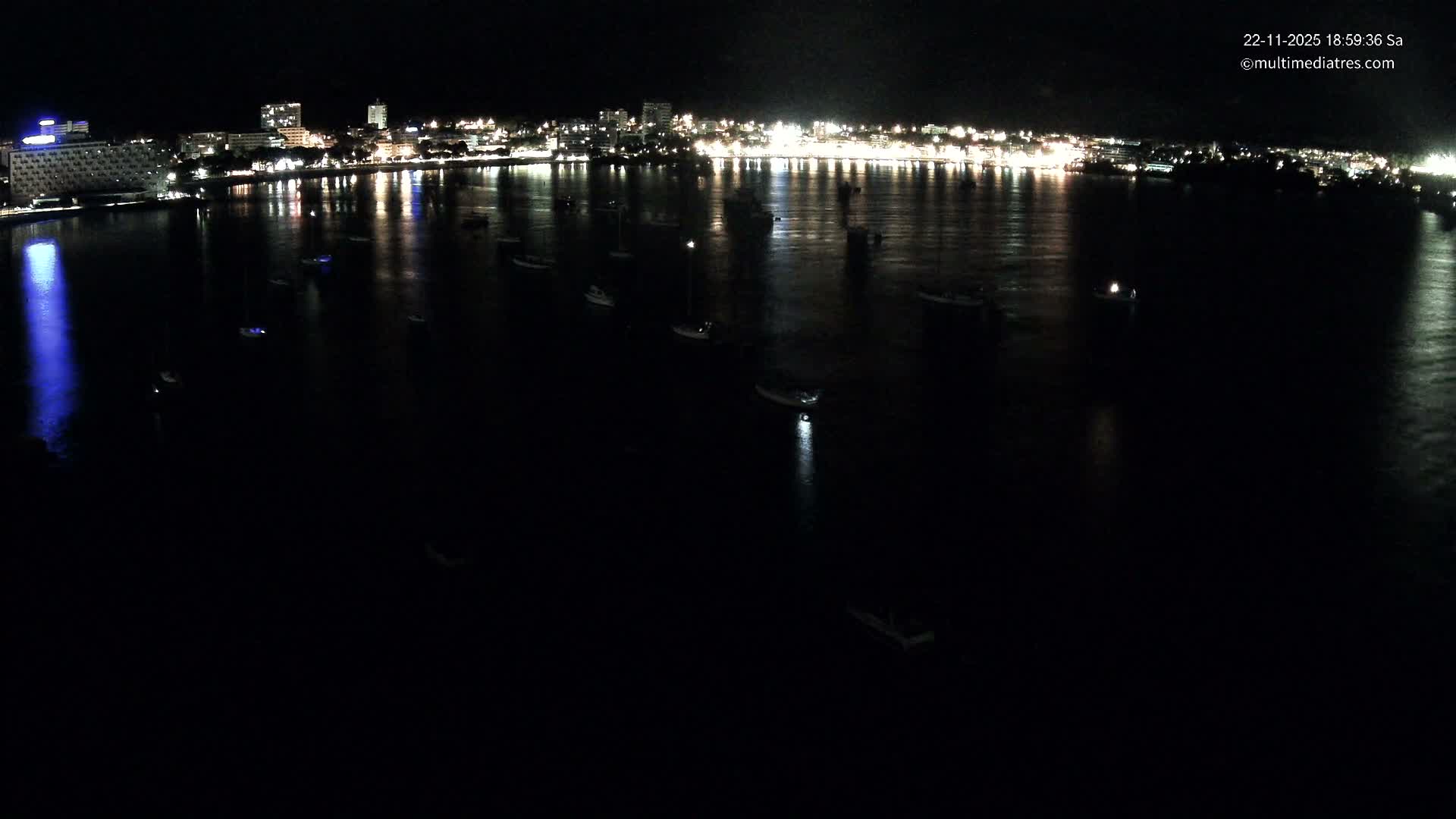 Mallorca, Magaluf - Palmanova Son Maties Beach Live Cam - Balearic Islands, Spain