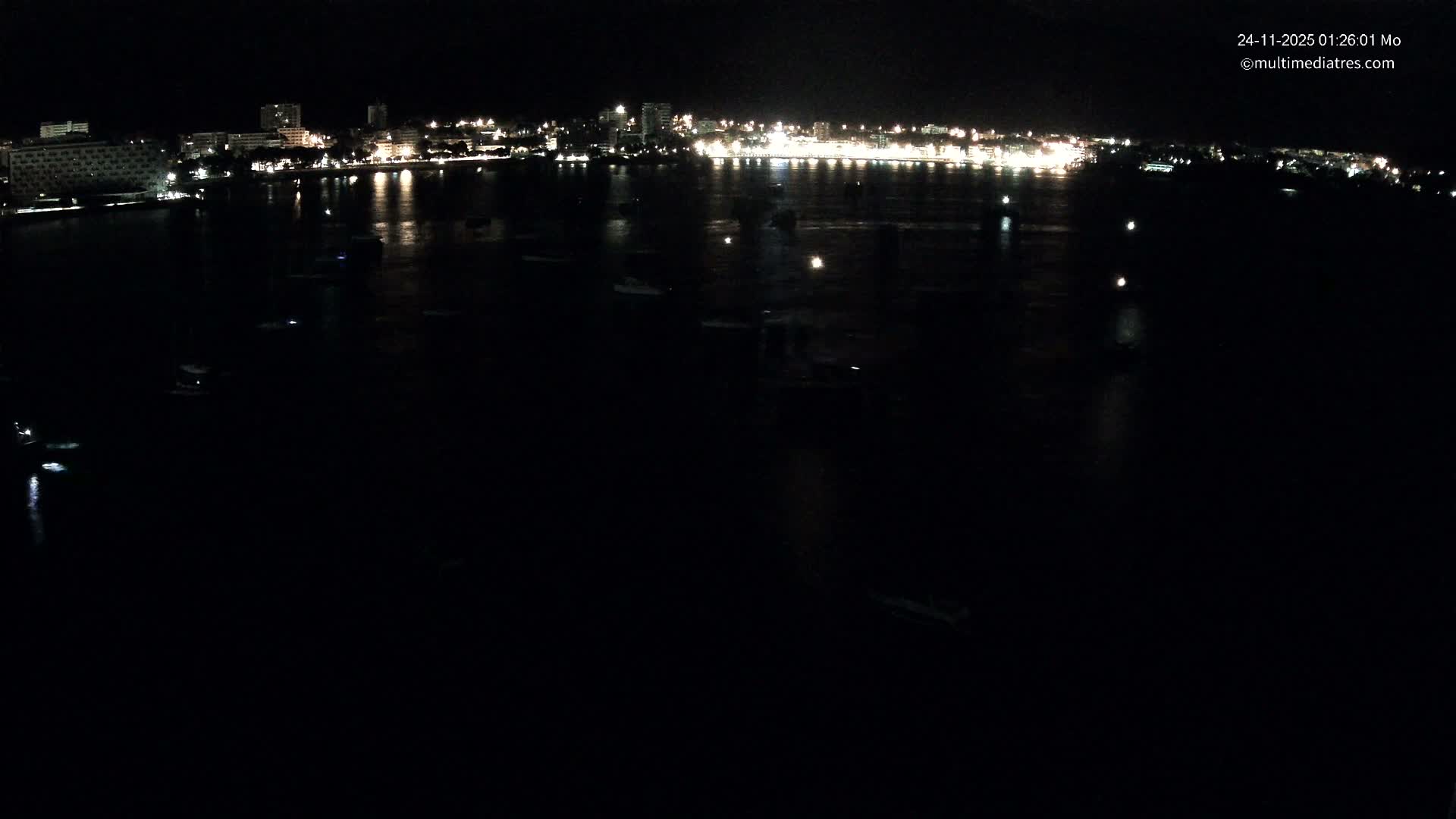 Mallorca, Magaluf - Palmanova Son Maties Beach Live Cam - Balearic Islands, Spain