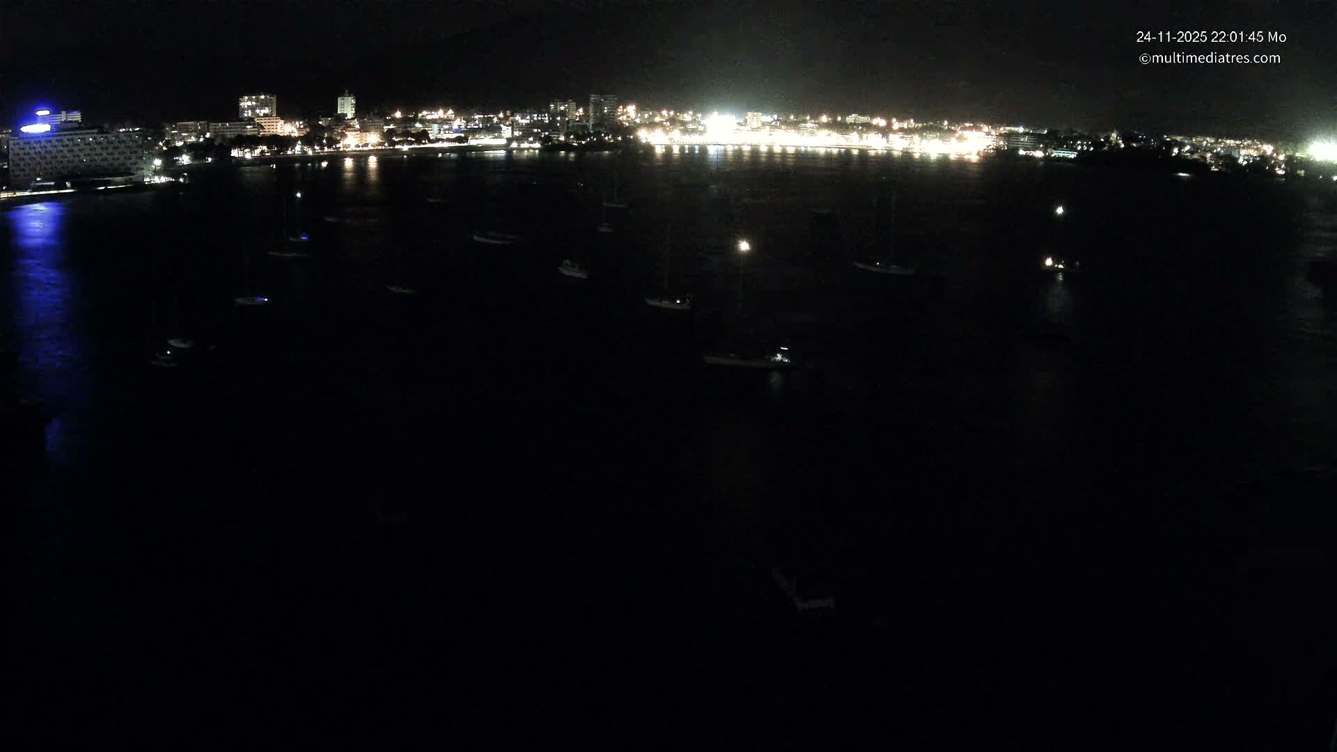 Mallorca, Magaluf - Palmanova Son Maties Beach Live Cam - Balearic Islands, Spain