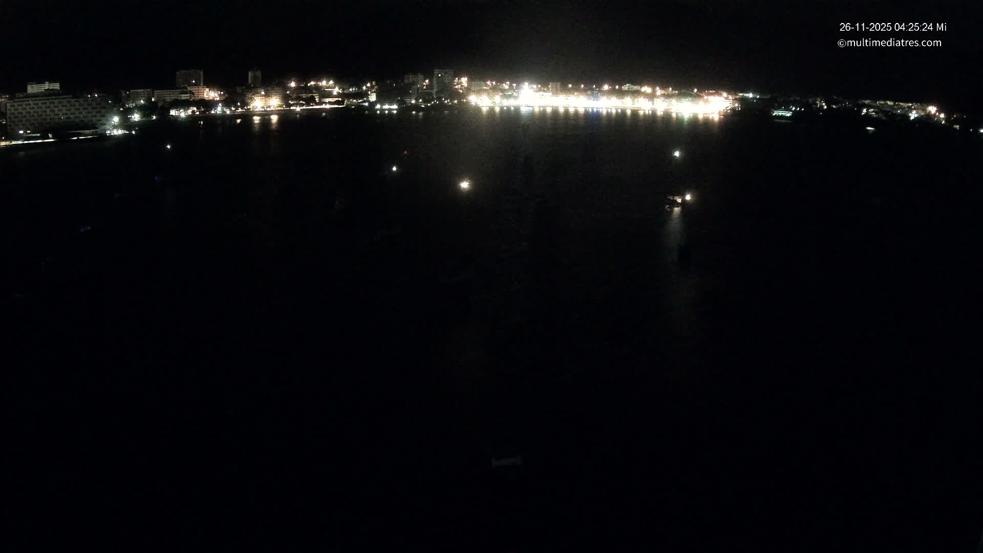 Mallorca, Magaluf - Palmanova Son Maties Beach Live Cam - Balearic Islands, Spain