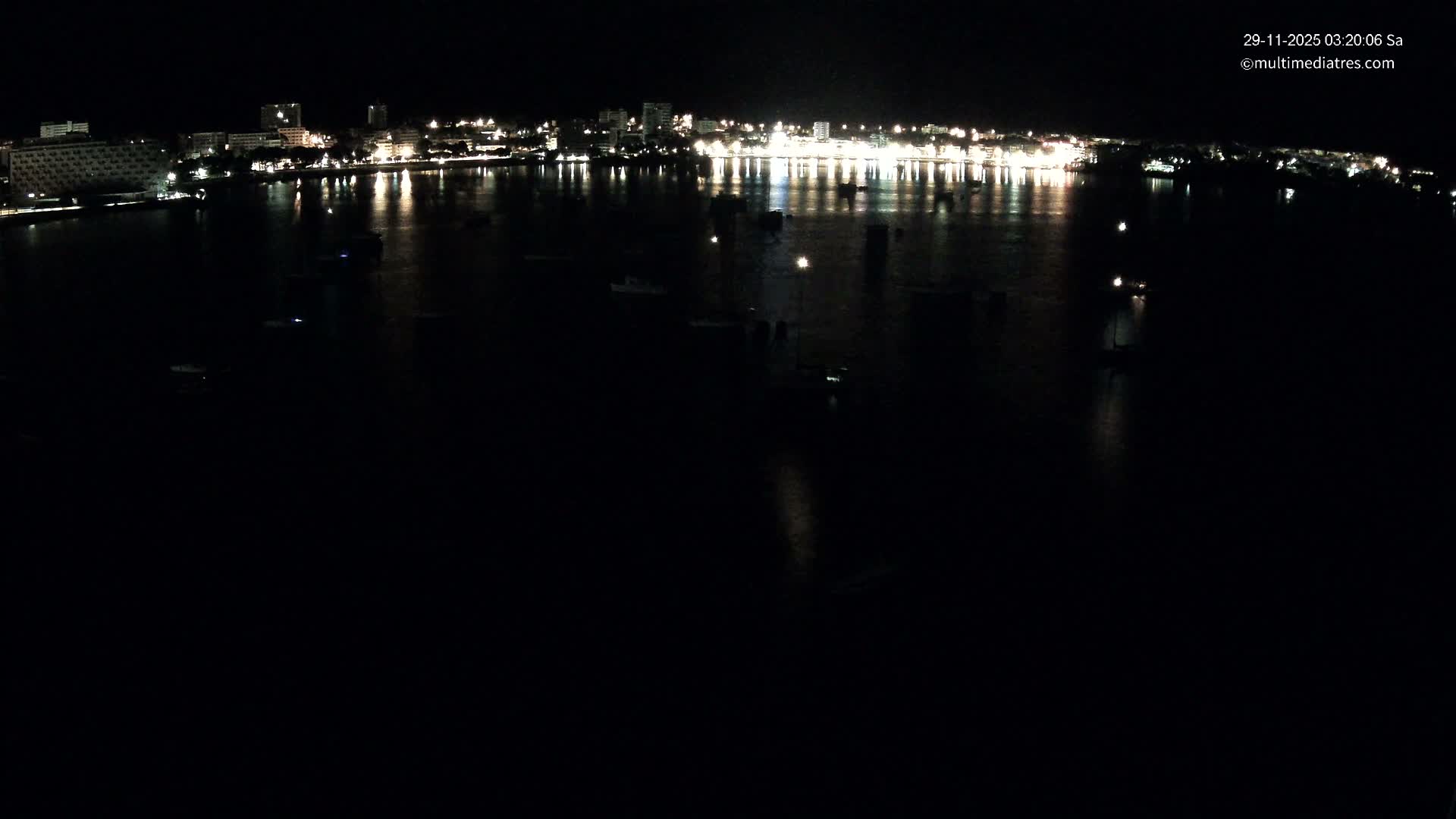 Mallorca, Magaluf - Palmanova Son Maties Beach Live Cam - Balearic Islands, Spain