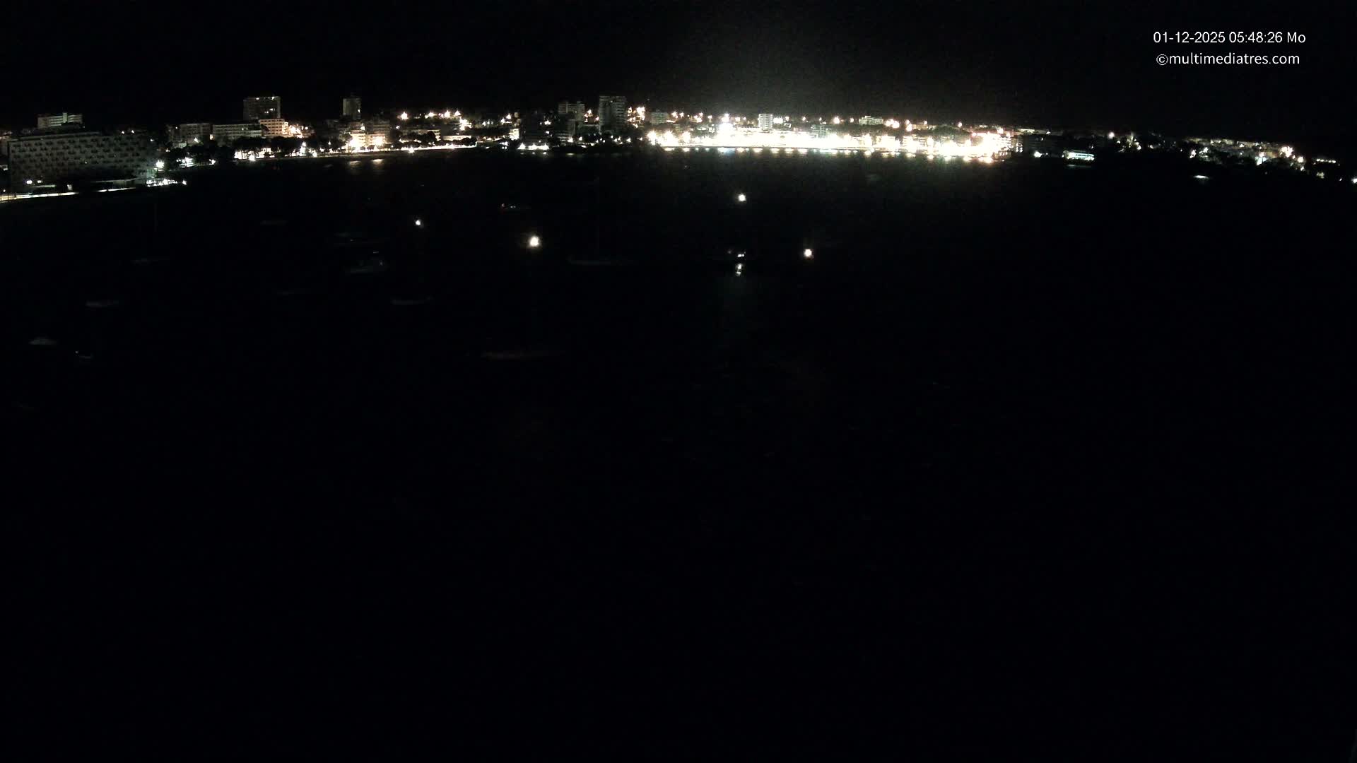 Mallorca, Magaluf - Palmanova Son Maties Beach Live Cam - Balearic Islands, Spain