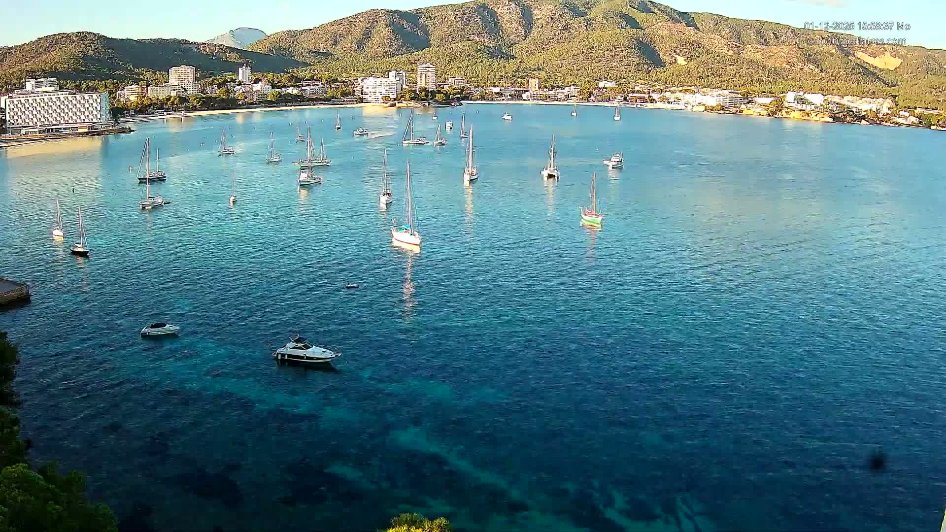 Mallorca, Magaluf - Palmanova Son Maties Beach Live Cam - Balearic Islands, Spain