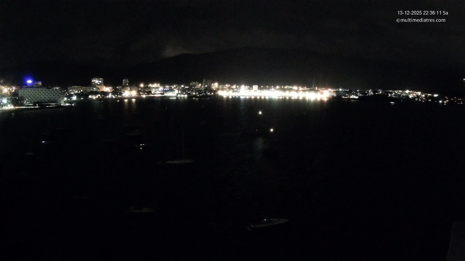 Mallorca, Magaluf - Palmanova Son Maties Beach Live Cam - Balearic Islands, Spain