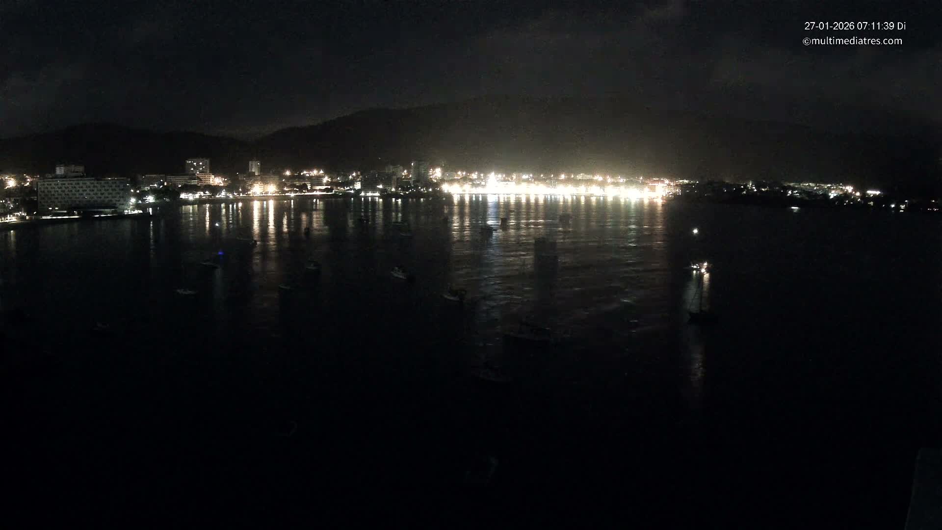 Mallorca, Magaluf - Palmanova Son Maties Beach Live Cam - Balearic Islands, Spain