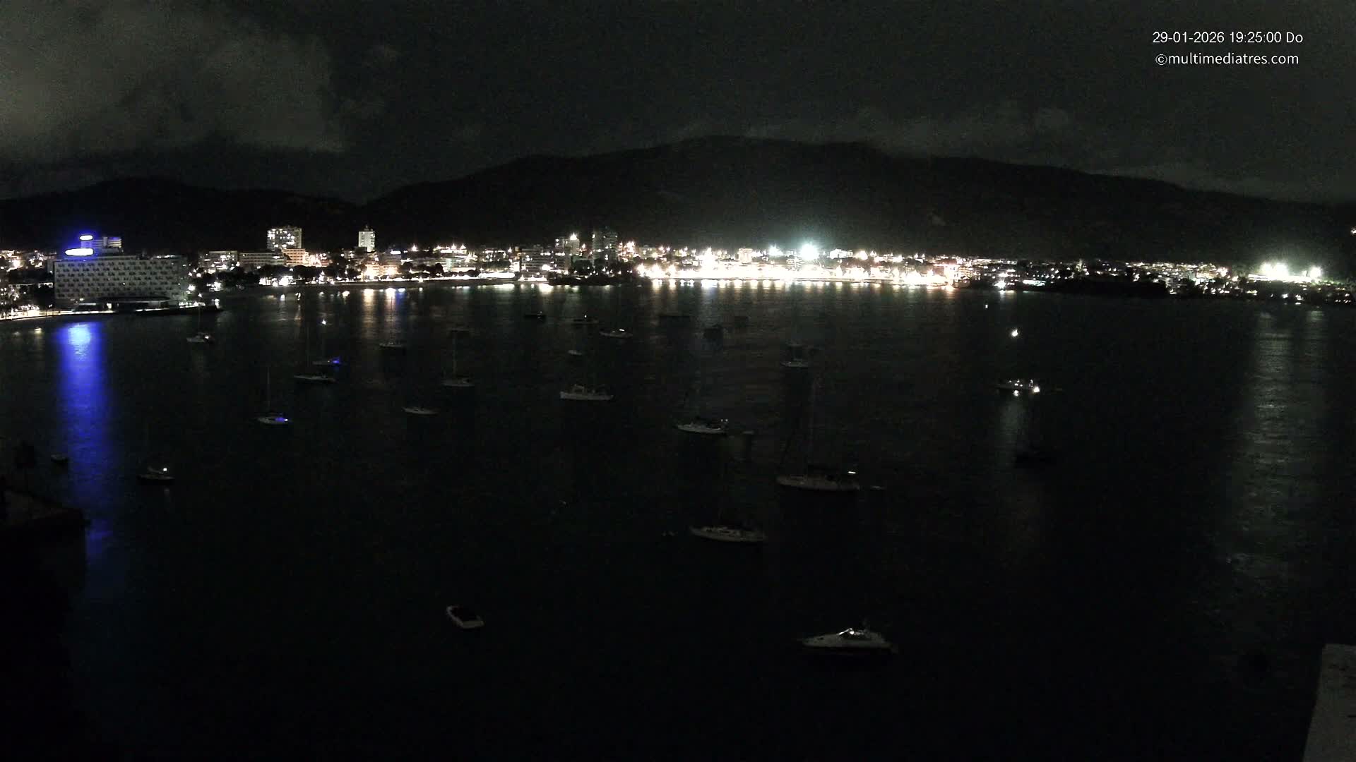 Mallorca, Magaluf - Palmanova Son Maties Beach Live Cam - Balearic Islands, Spain