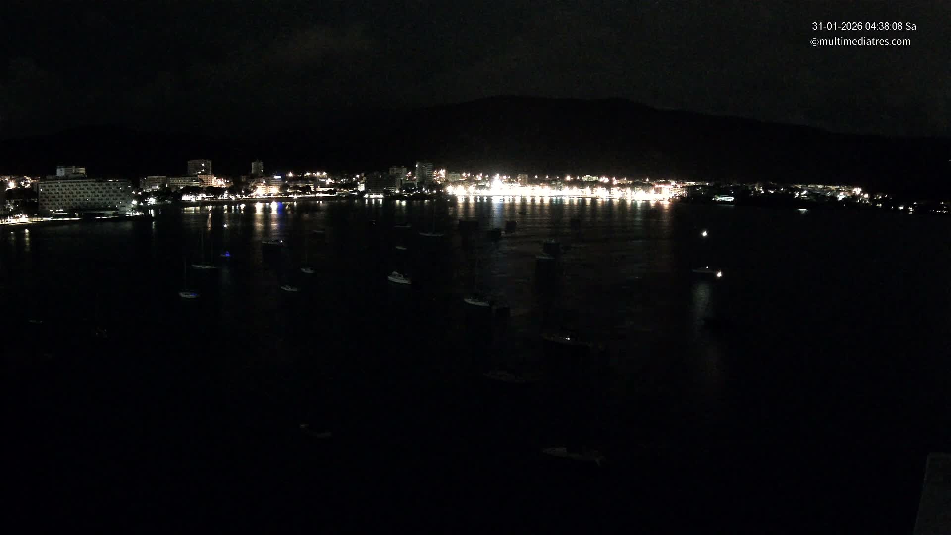 Mallorca, Magaluf - Palmanova Son Maties Beach Live Cam - Balearic Islands, Spain