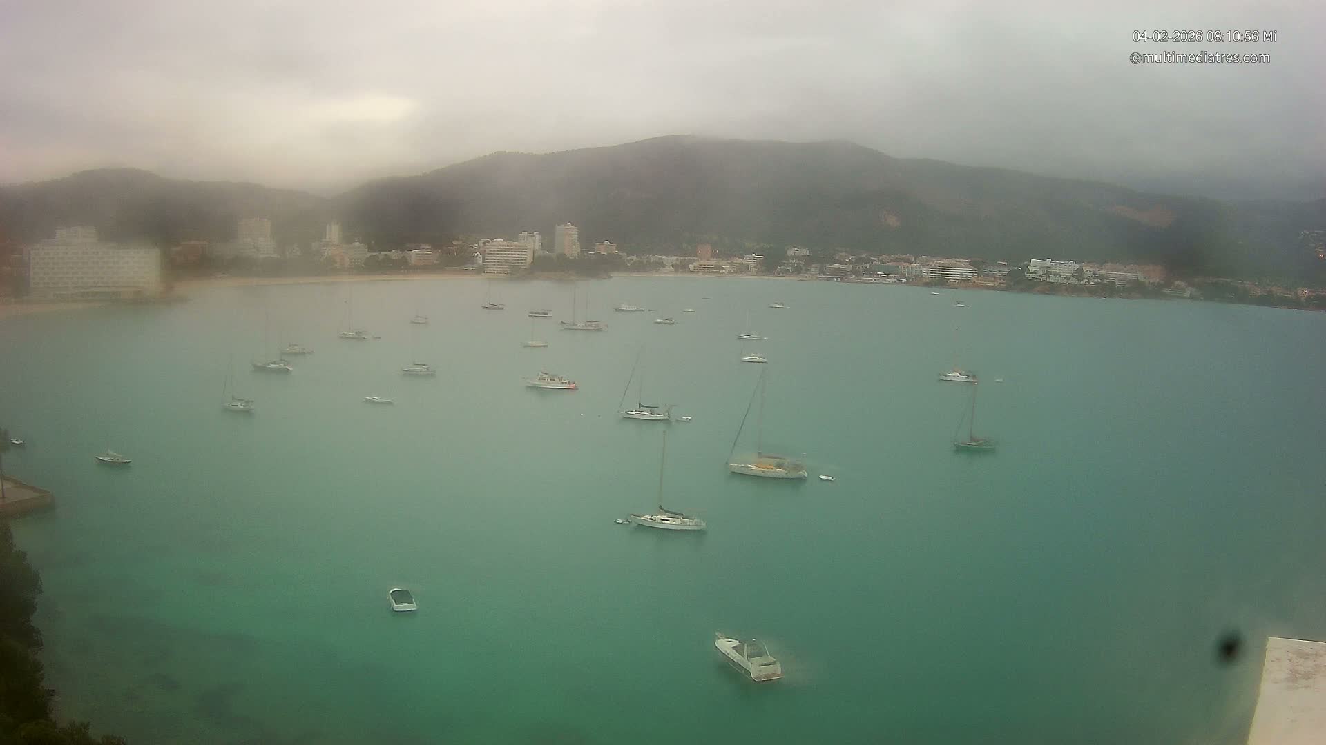 Mallorca, Magaluf - Palmanova Son Maties Beach Live Cam - Balearic Islands, Spain