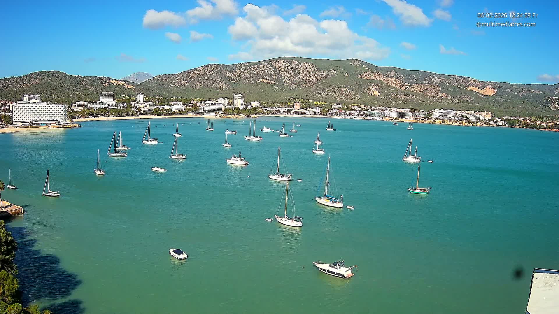 Mallorca, Magaluf - Palmanova Son Maties Beach Live Cam - Balearic Islands, Spain