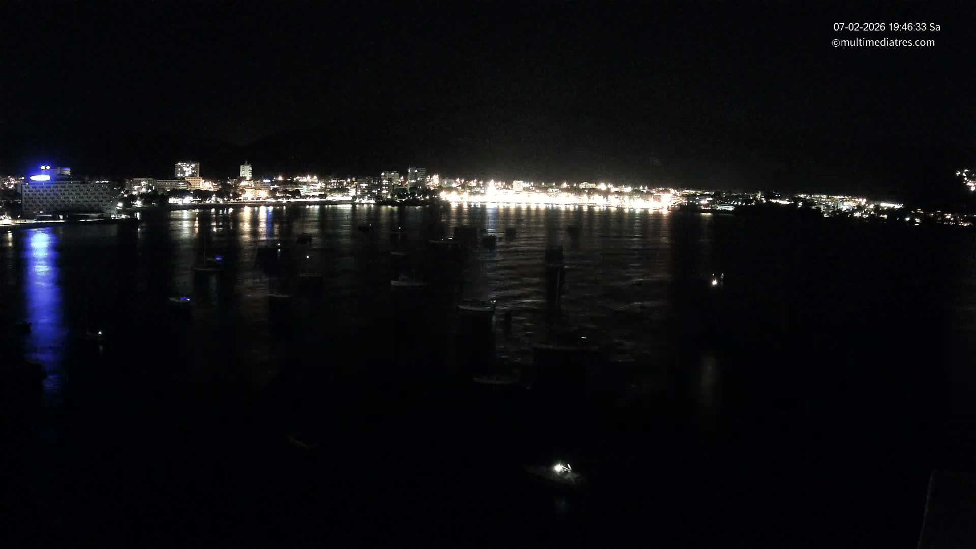 Mallorca, Magaluf - Palmanova Son Maties Beach Live Cam - Balearic Islands, Spain