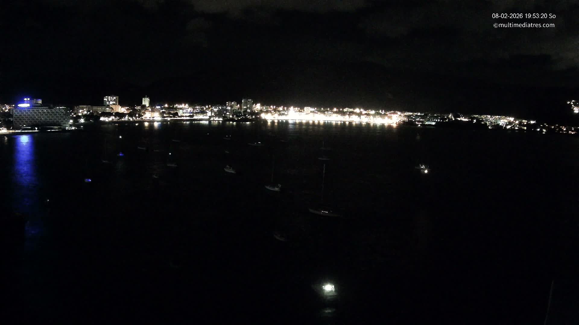 Mallorca, Magaluf - Palmanova Son Maties Beach Live Cam - Balearic Islands, Spain