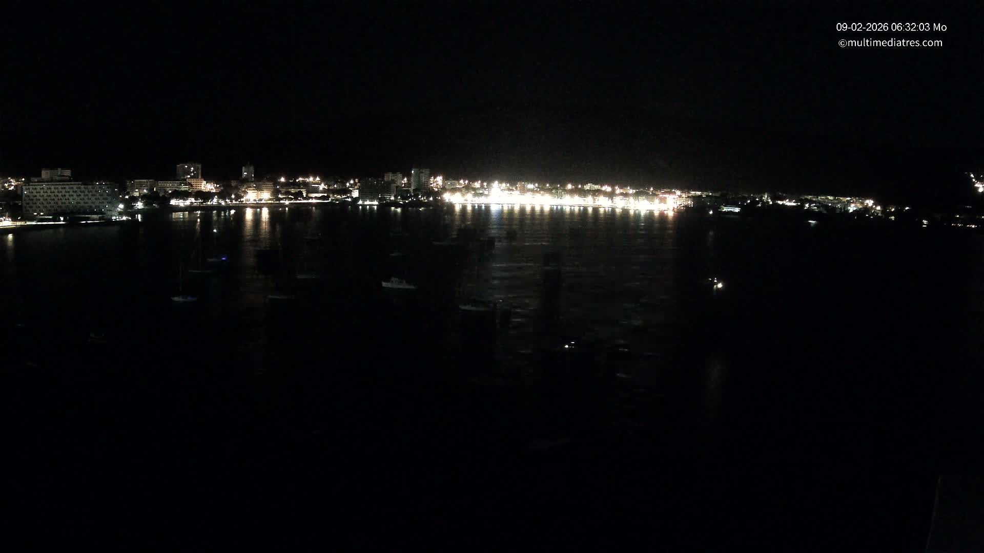 Mallorca, Magaluf - Palmanova Son Maties Beach Live Cam - Balearic Islands, Spain