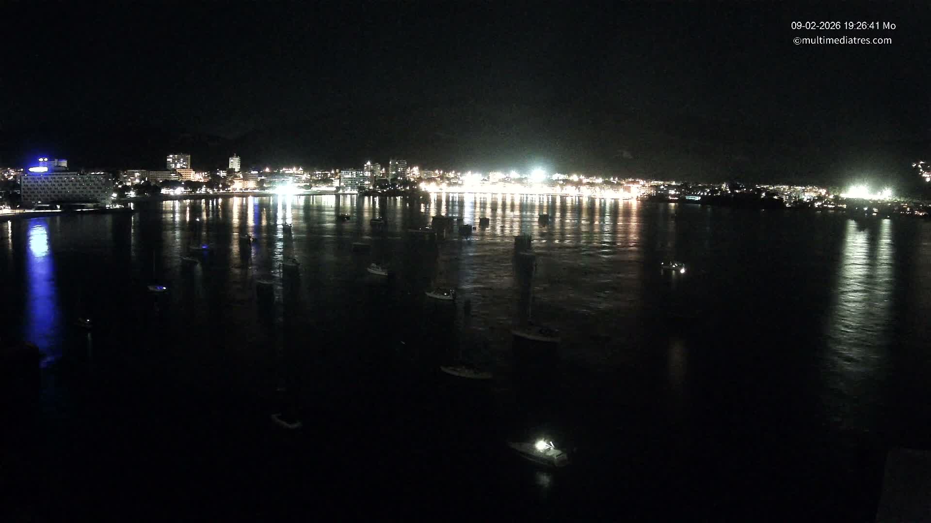 Mallorca, Magaluf - Palmanova Son Maties Beach Live Cam - Balearic Islands, Spain