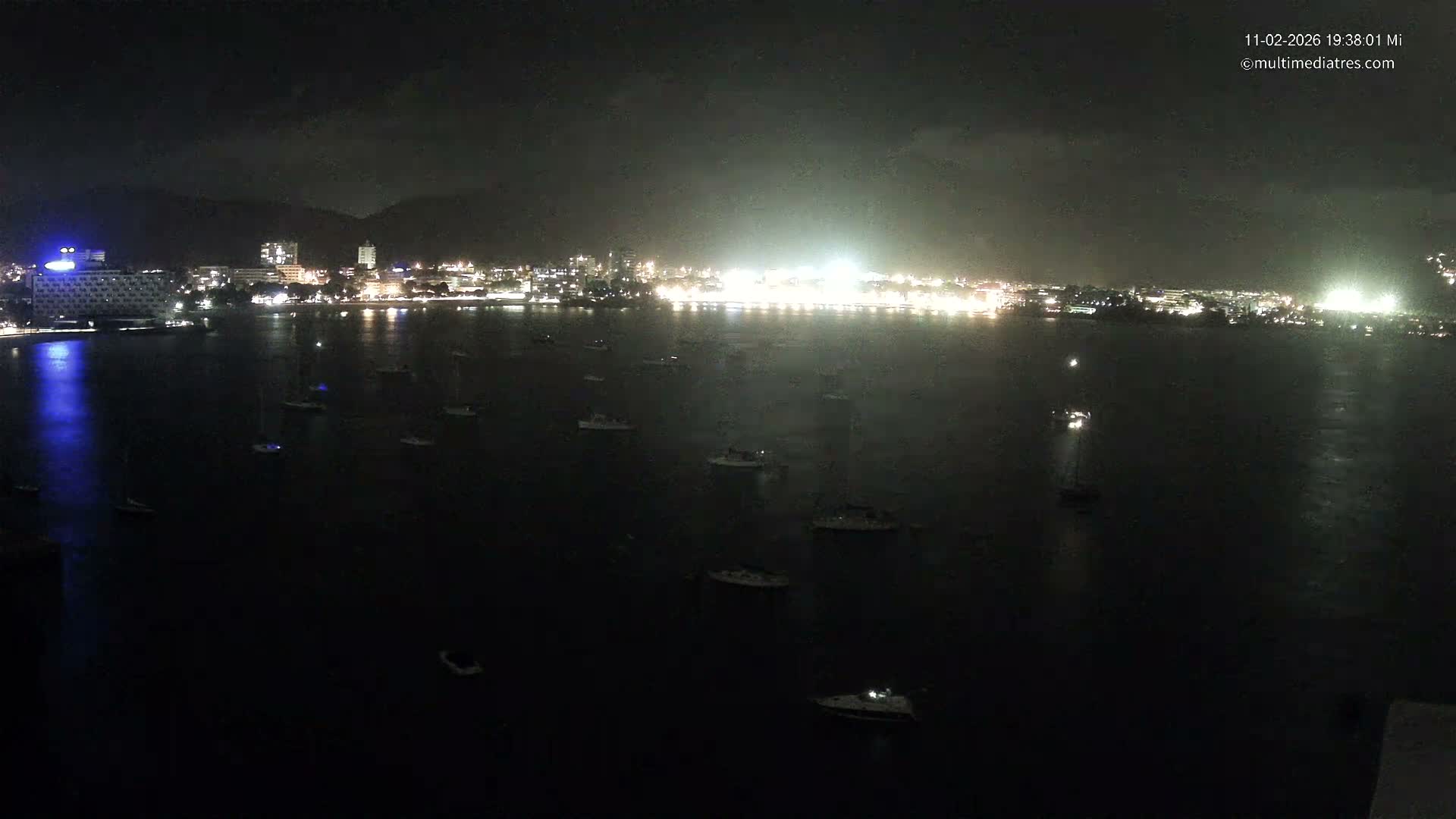 Mallorca, Magaluf - Palmanova Son Maties Beach Live Cam - Balearic Islands, Spain