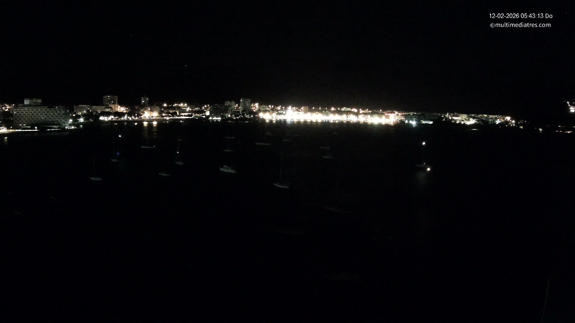 Mallorca, Magaluf - Palmanova Son Maties Beach Live Cam - Balearic Islands, Spain