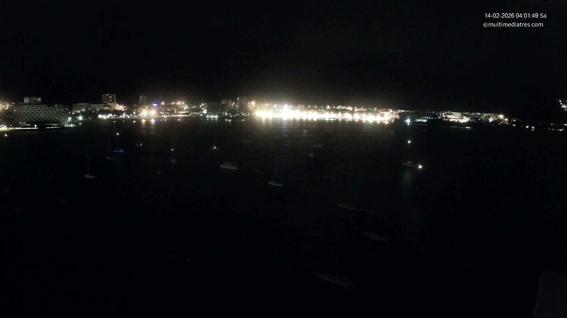 Mallorca, Magaluf - Palmanova Son Maties Beach Live Cam - Balearic Islands, Spain