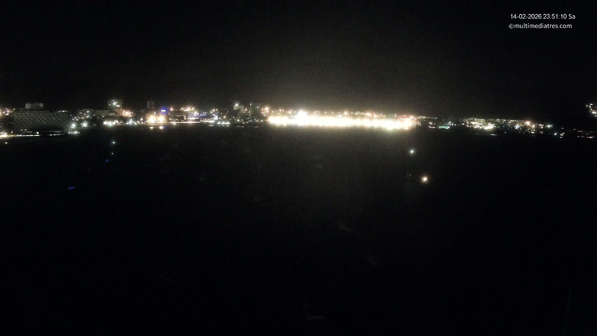 Mallorca, Magaluf - Palmanova Son Maties Beach Live Cam - Balearic Islands, Spain