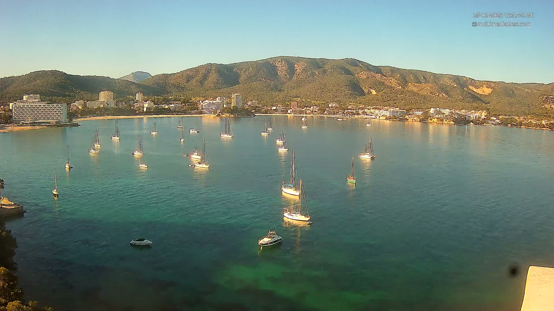 Mallorca, Magaluf - Palmanova Son Maties Beach Live Cam - Balearic Islands, Spain