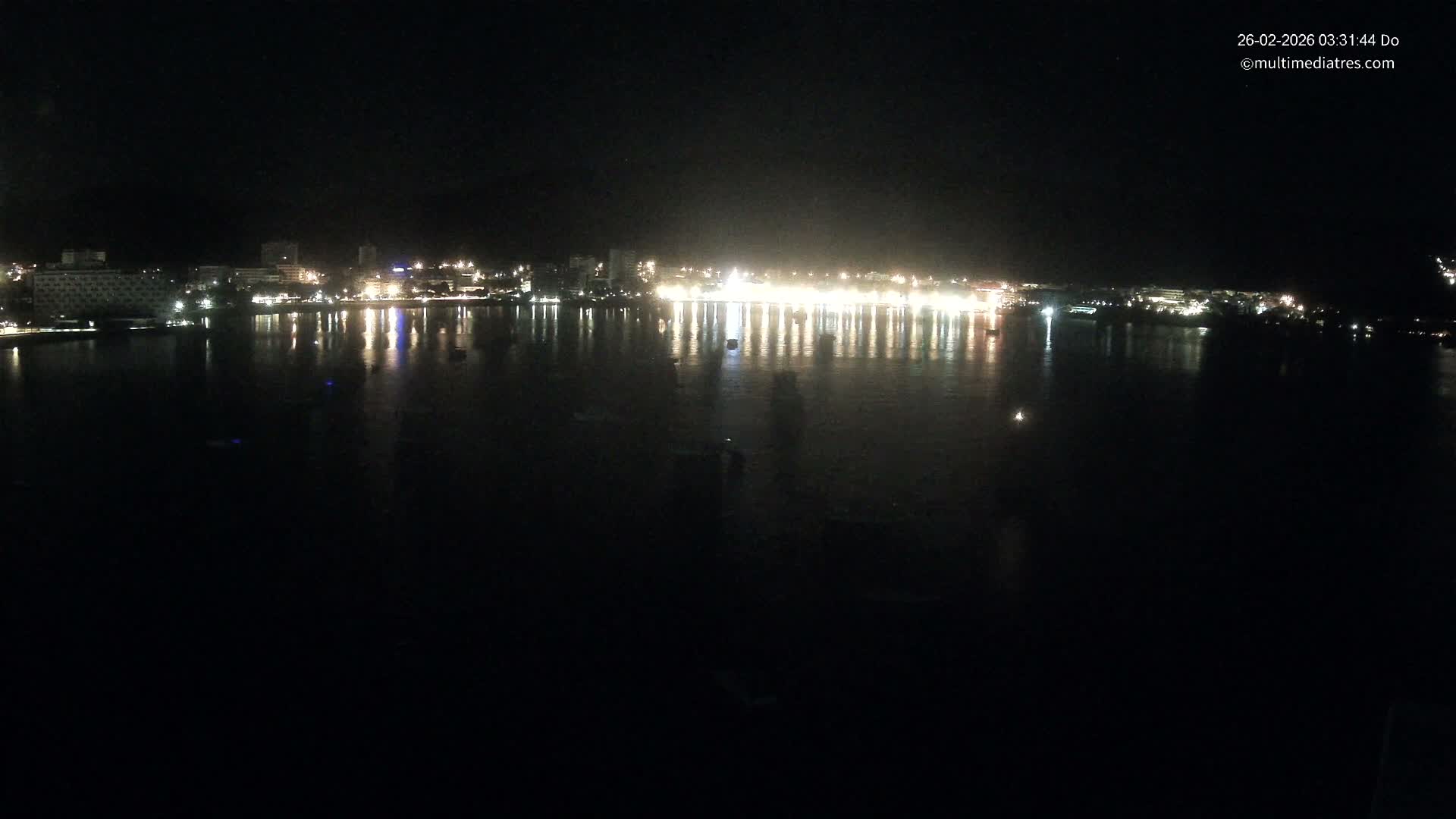 Mallorca, Magaluf - Palmanova Son Maties Beach Live Cam - Balearic Islands, Spain
