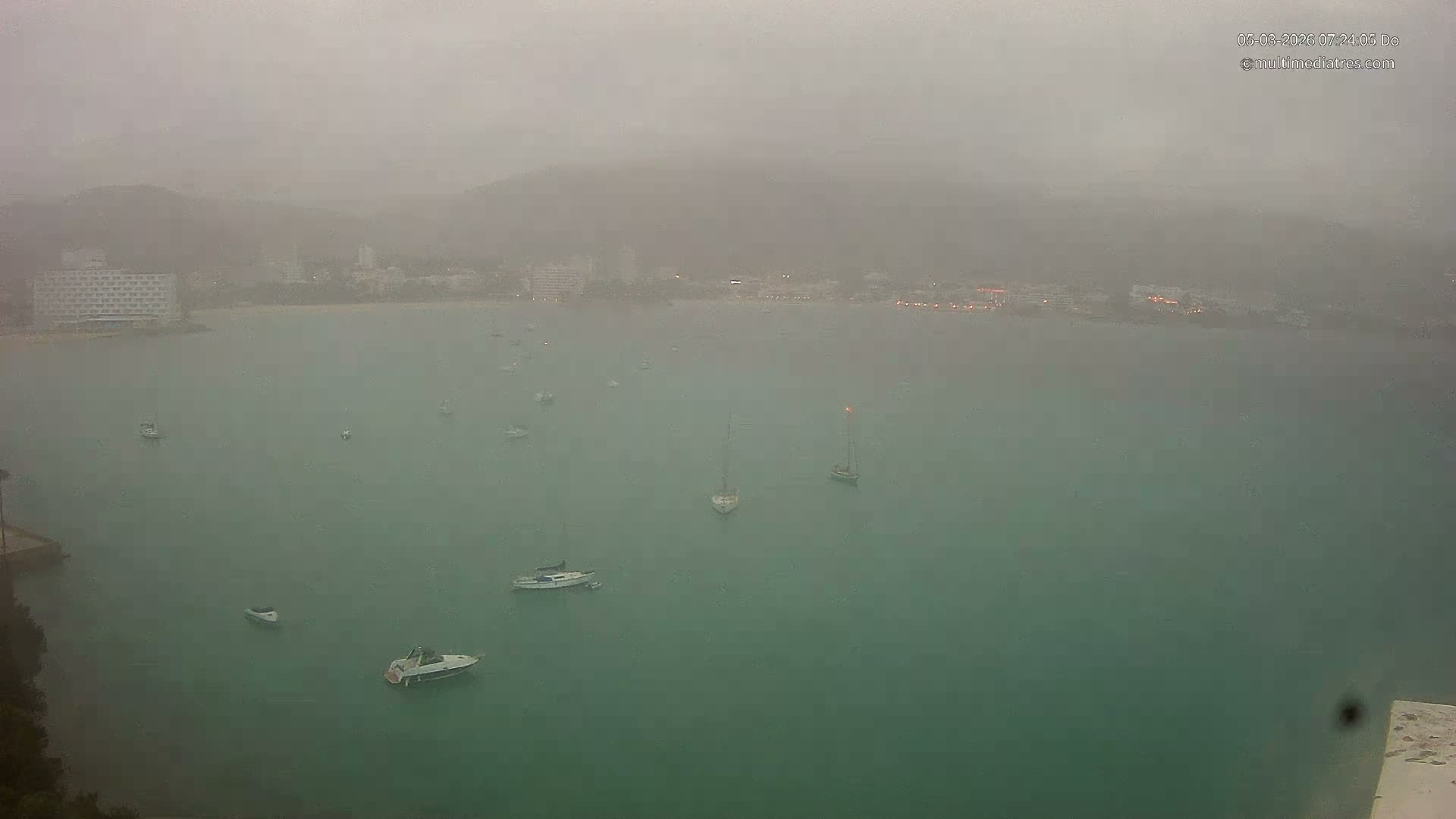 Mallorca, Magaluf - Palmanova Son Maties Beach Live Cam - Balearic Islands, Spain