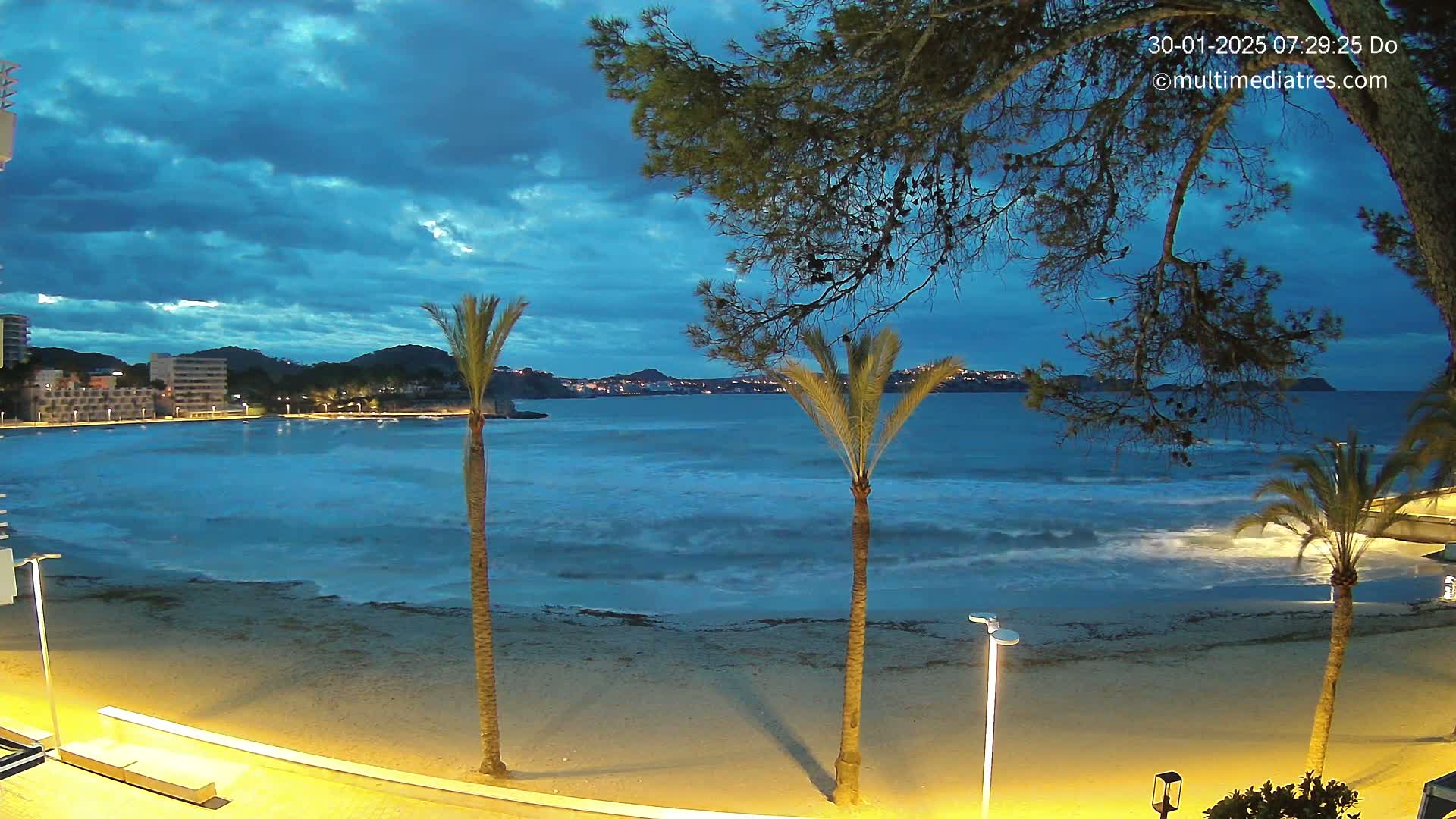 Mallorca, Perguera Palmira Beach Live Cam - Balearic Islands, Spain