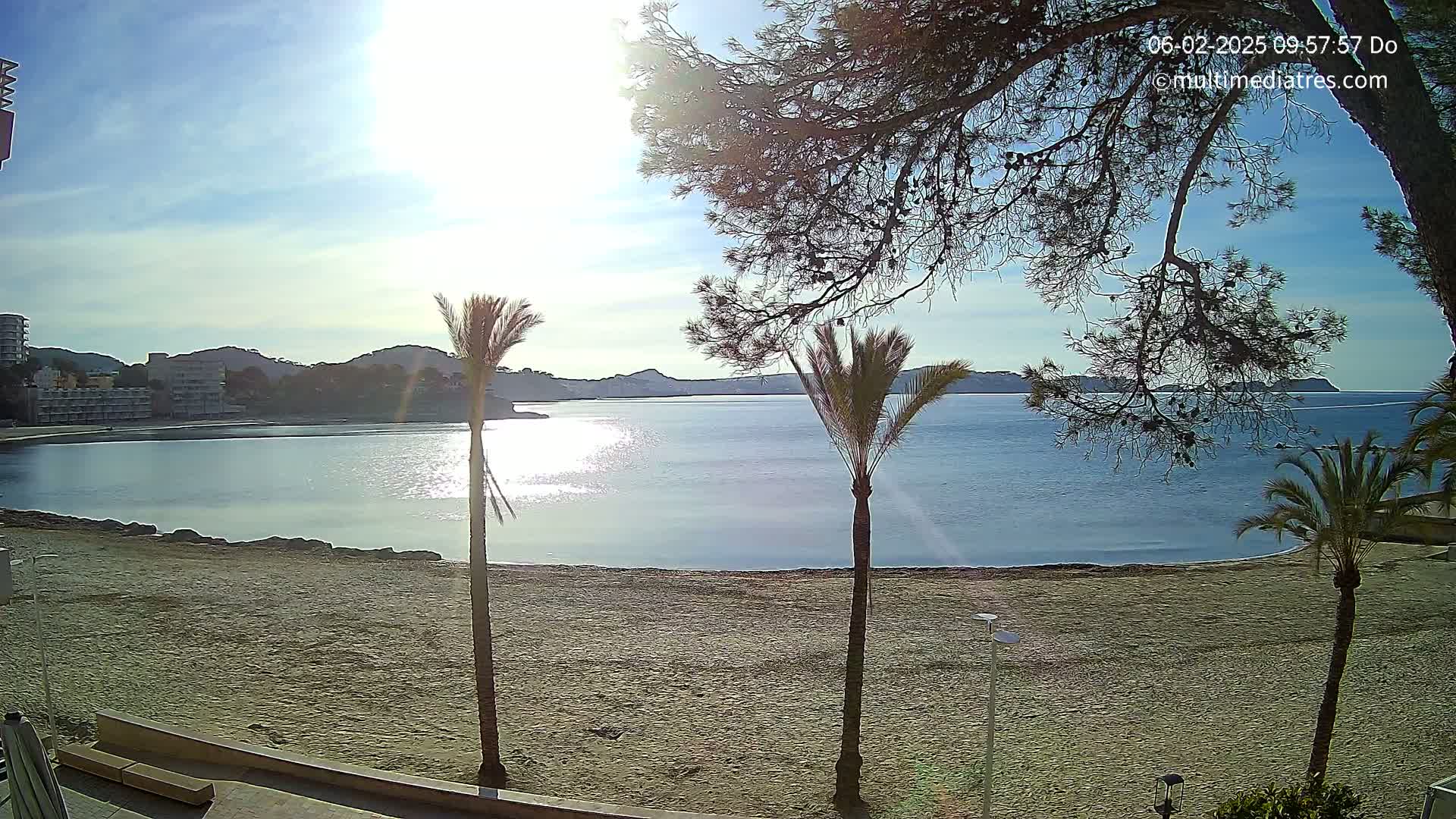 Mallorca, Perguera Palmira Beach Live Cam - Balearic Islands, Spain