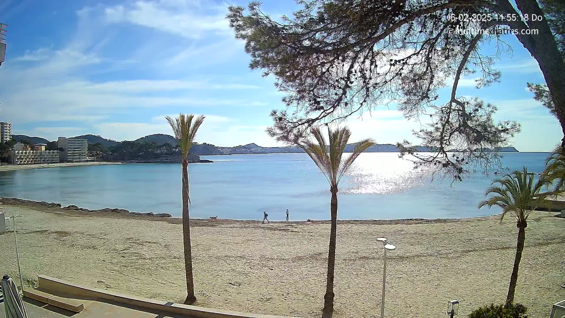 Mallorca, Perguera Palmira Beach Live Cam - Balearic Islands, Spain