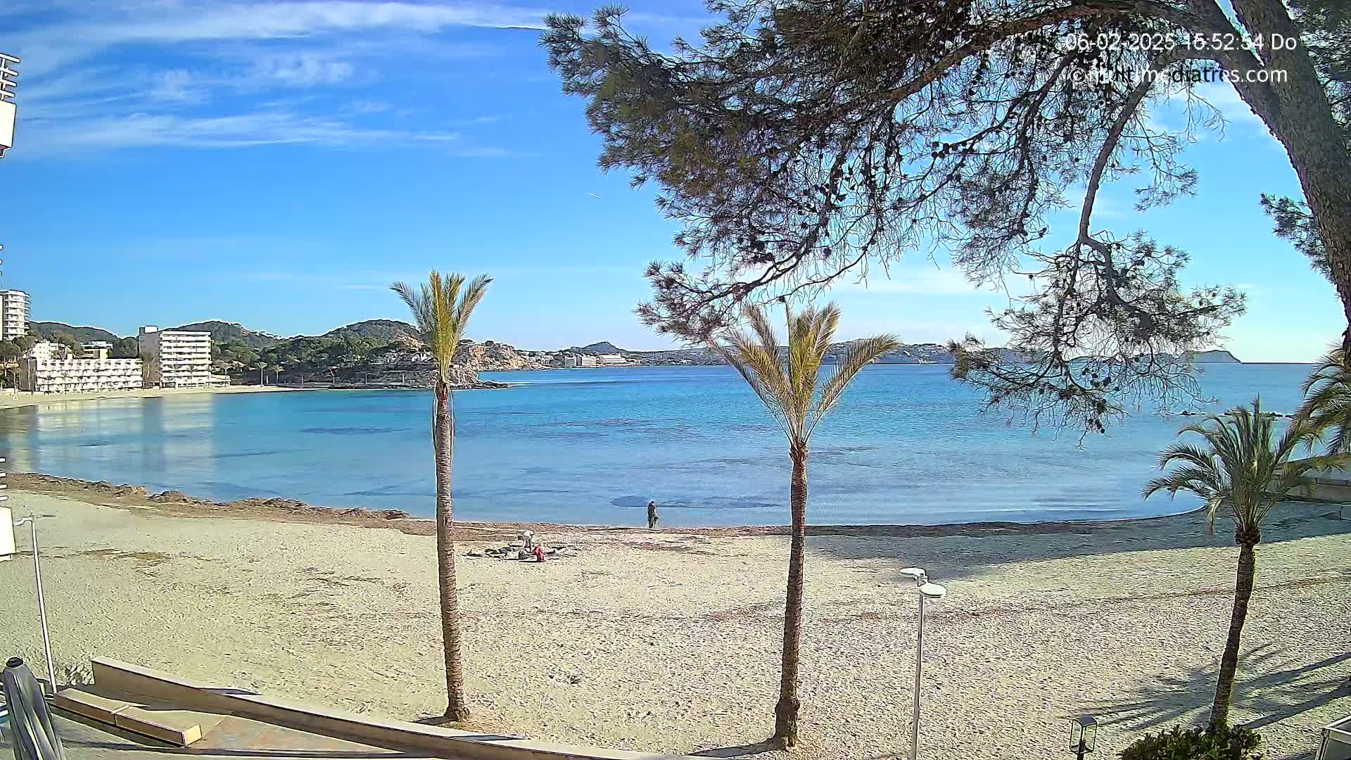 Mallorca, Perguera Palmira Beach Live Cam - Balearic Islands, Spain