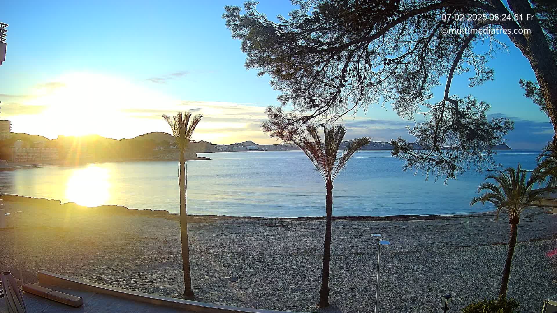 Mallorca, Perguera Palmira Beach Live Cam - Balearic Islands, Spain