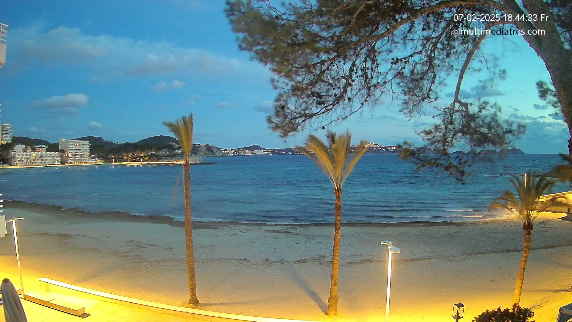 Mallorca, Perguera Palmira Beach Live Cam - Balearic Islands, Spain