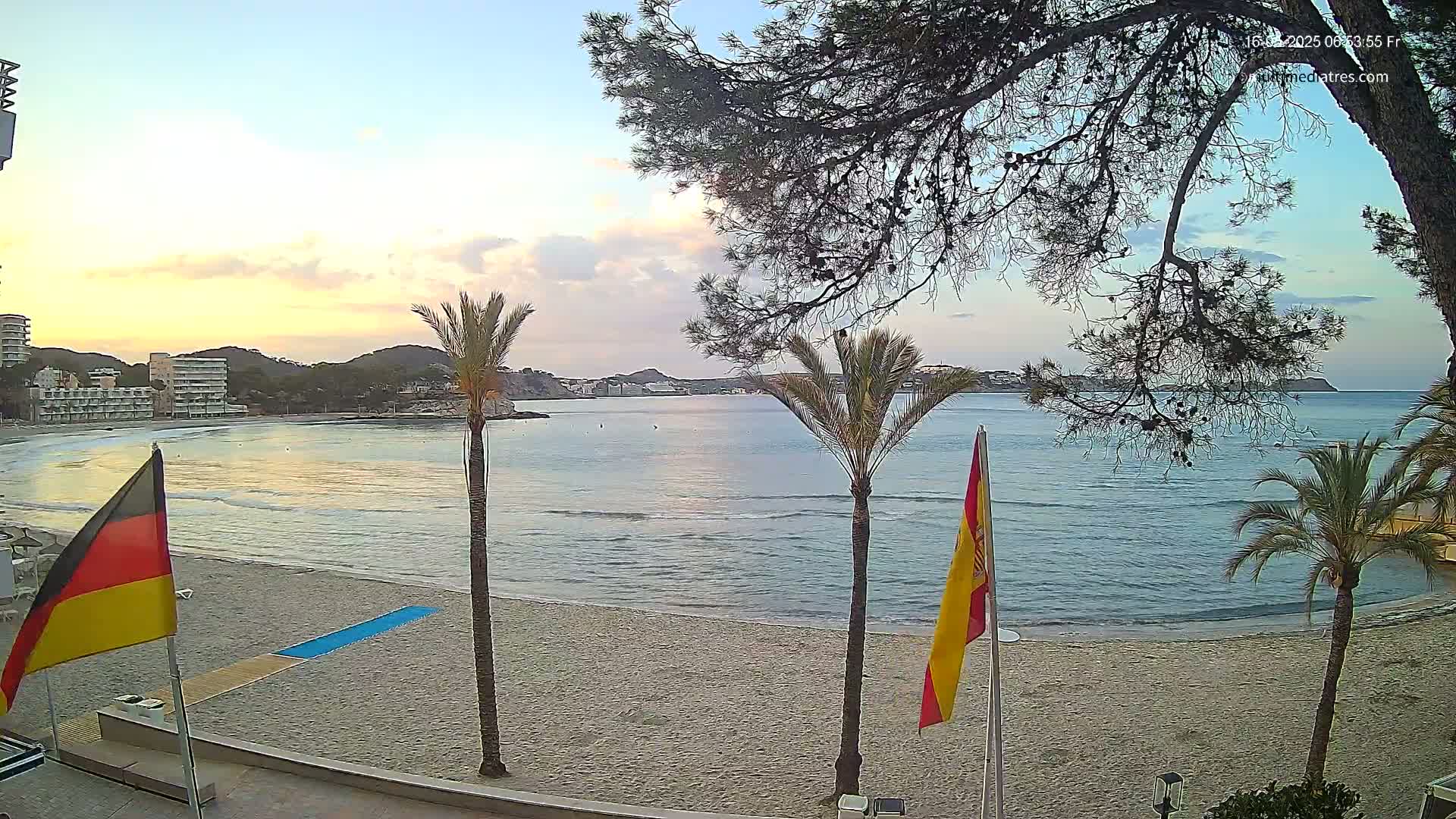 Mallorca, Perguera Palmira Beach Live Cam - Balearic Islands, Spain