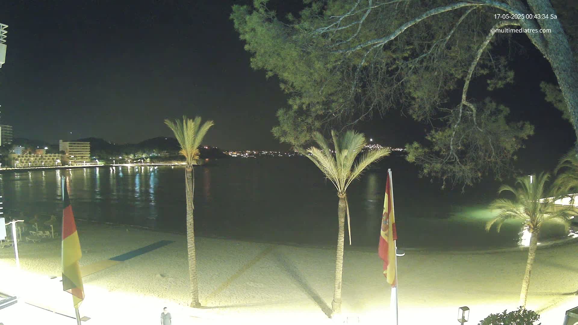 Mallorca, Perguera Palmira Beach Live Cam - Balearic Islands, Spain