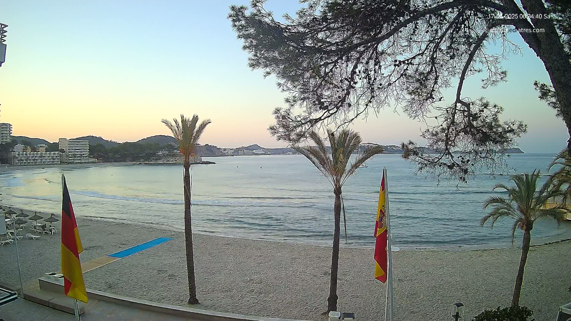Mallorca, Perguera Palmira Beach Live Cam - Balearic Islands, Spain