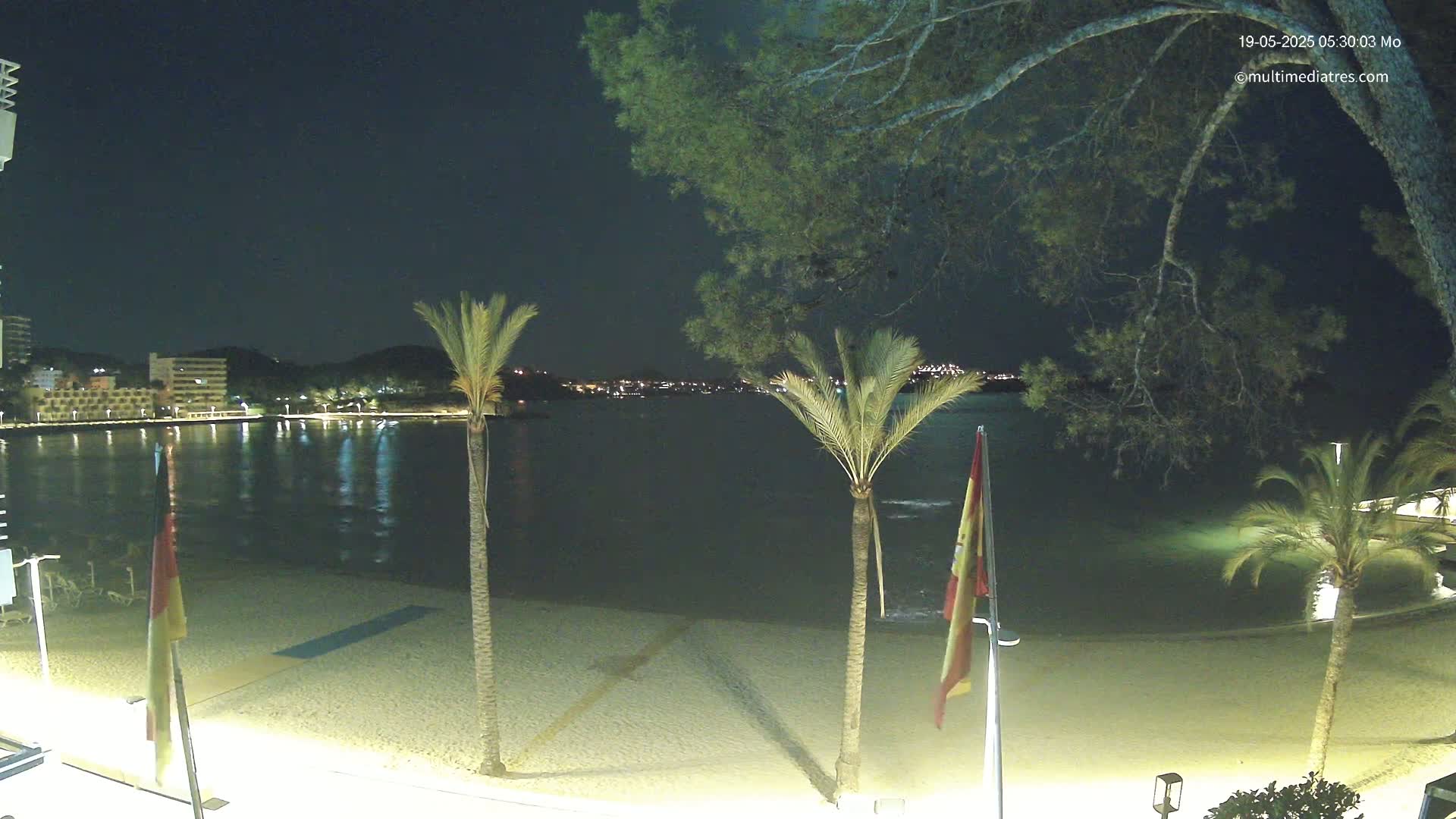 Mallorca, Perguera Palmira Beach Live Cam - Balearic Islands, Spain