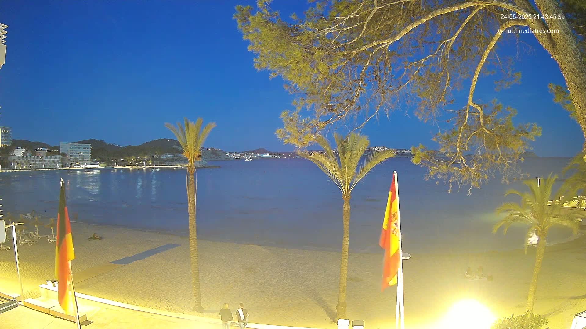 Mallorca, Perguera Palmira Beach Live Cam - Balearic Islands, Spain