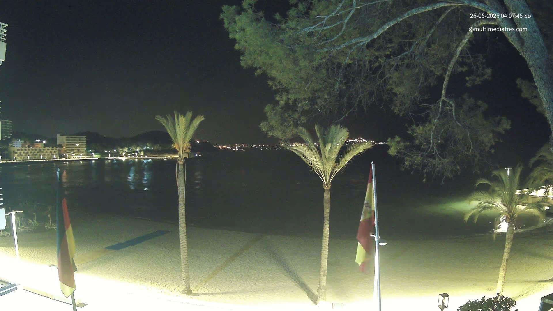 Mallorca, Perguera Palmira Beach Live Cam - Balearic Islands, Spain