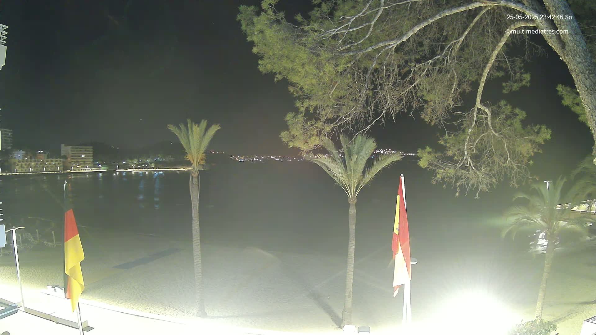 Mallorca, Perguera Palmira Beach Live Cam - Balearic Islands, Spain