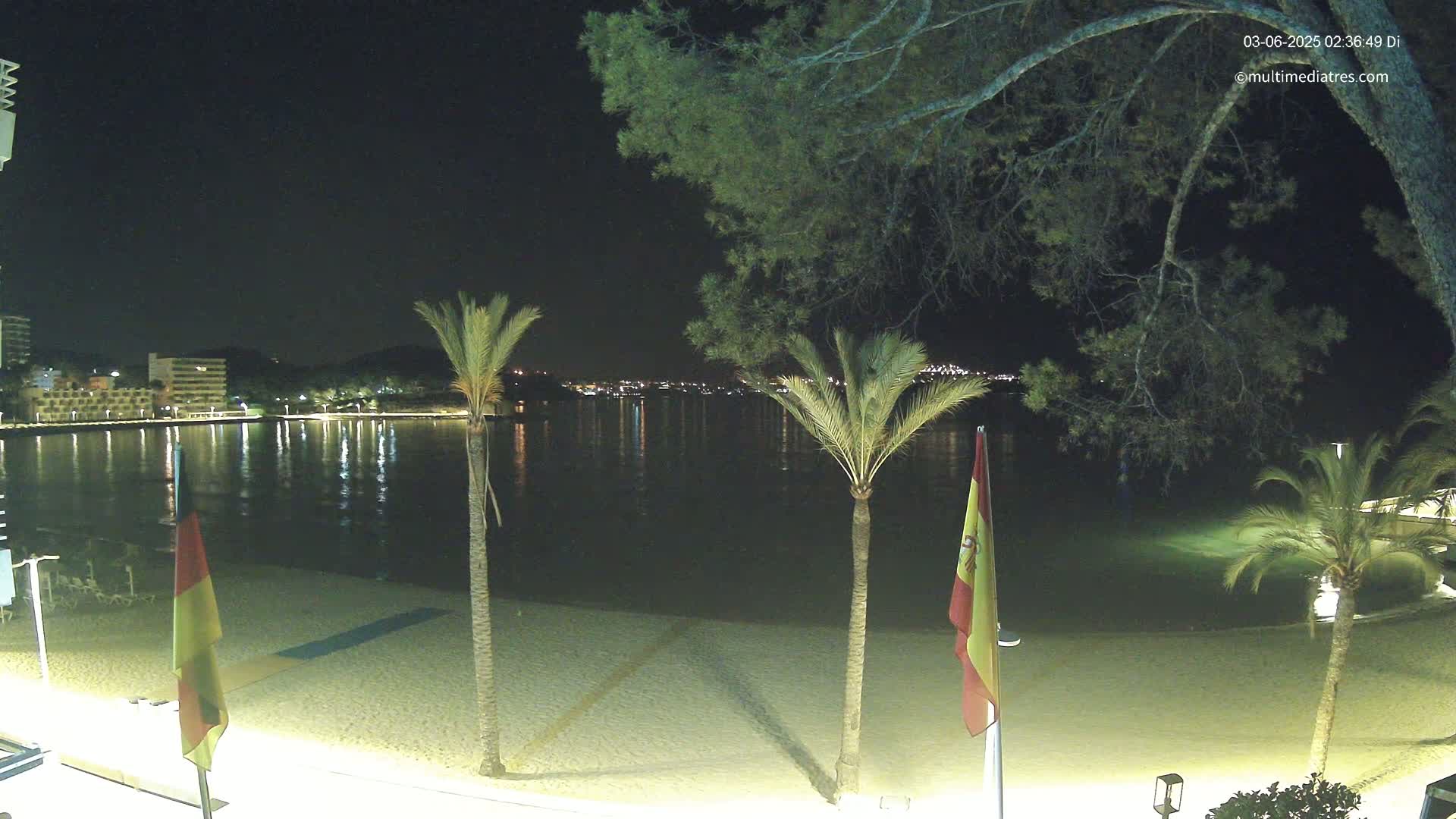 Mallorca, Perguera Palmira Beach Live Cam - Balearic Islands, Spain
