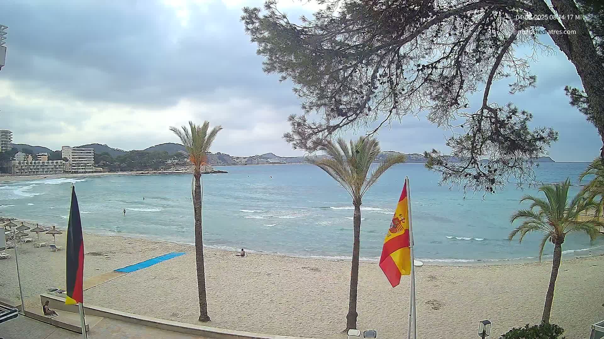 Mallorca, Perguera Palmira Beach Live Cam - Balearic Islands, Spain