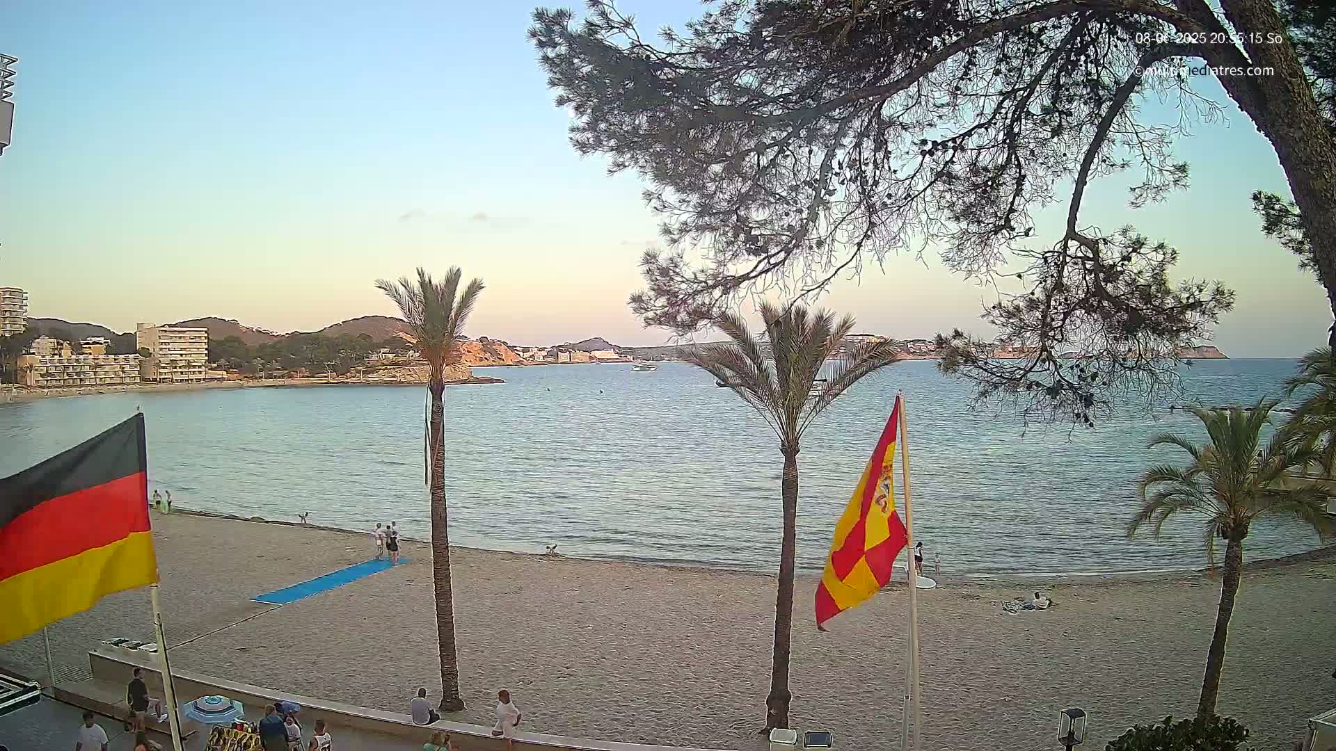 Mallorca, Perguera Palmira Beach Live Cam - Balearic Islands, Spain