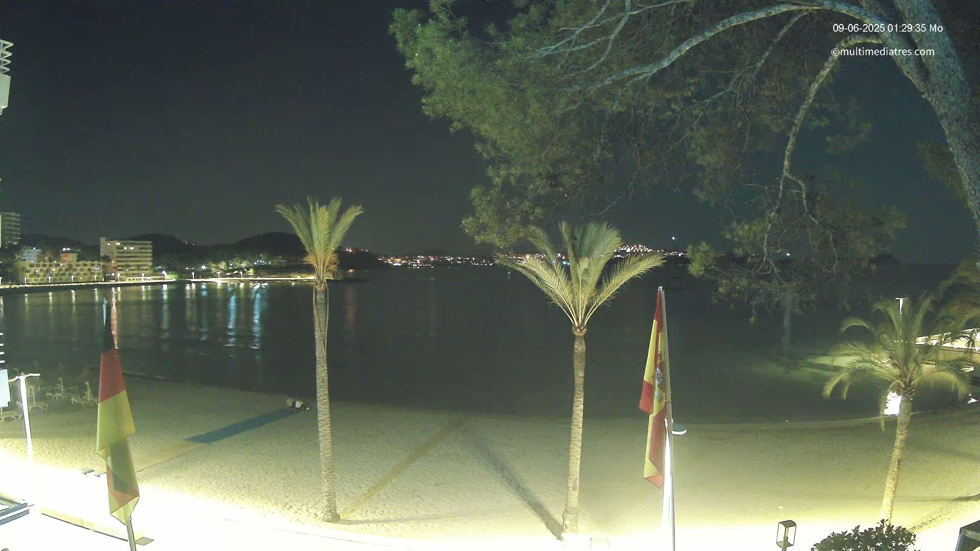 Mallorca, Perguera Palmira Beach Live Cam - Balearic Islands, Spain