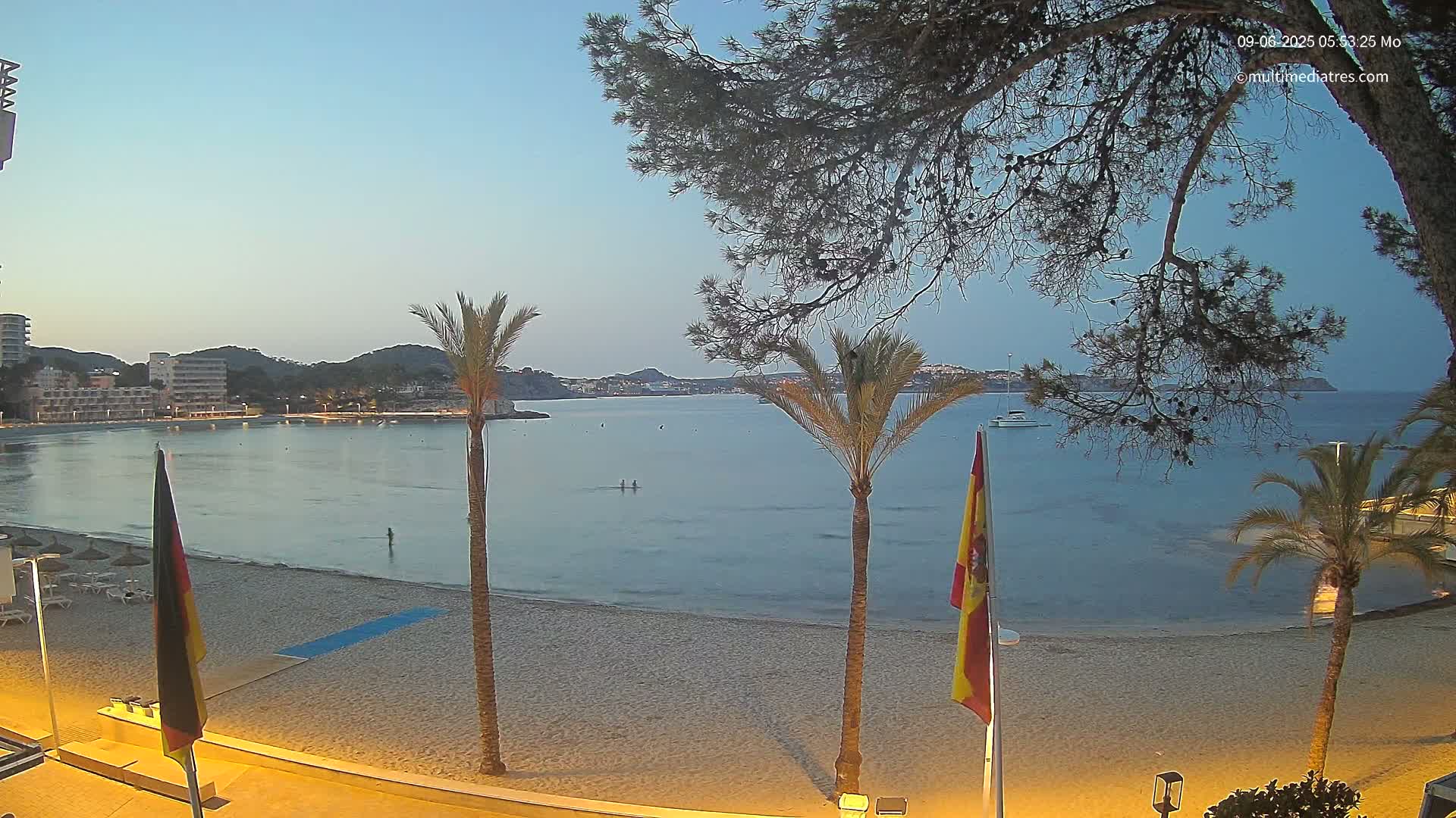 Mallorca, Perguera Palmira Beach Live Cam - Balearic Islands, Spain