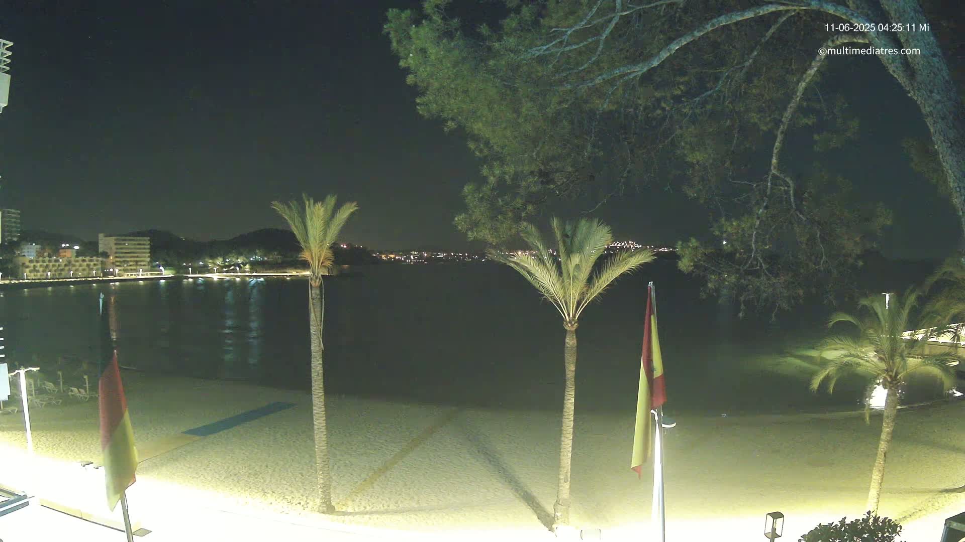 Mallorca, Perguera Palmira Beach Live Cam - Balearic Islands, Spain
