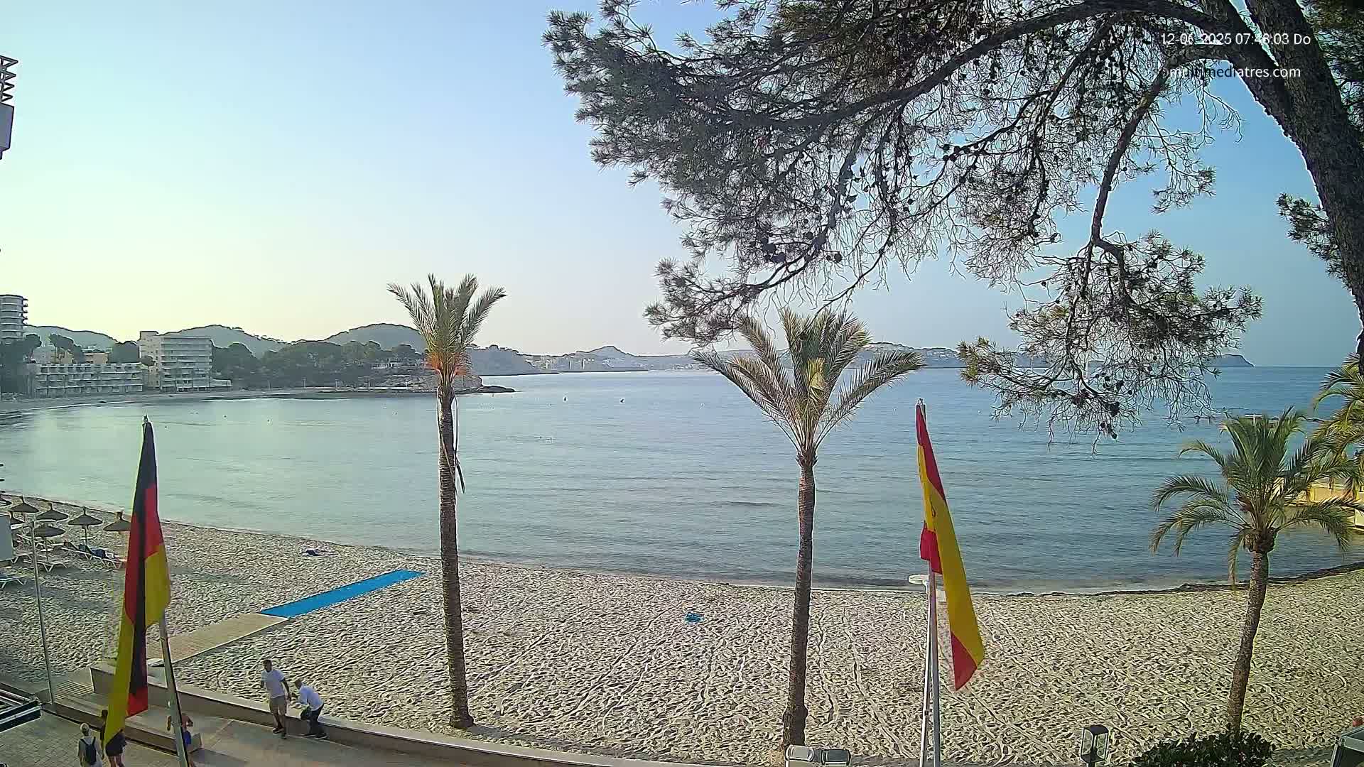 Mallorca, Perguera Palmira Beach Live Cam - Balearic Islands, Spain