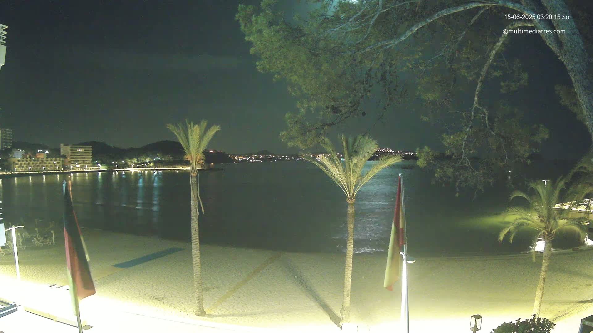 Mallorca, Perguera Palmira Beach Live Cam - Balearic Islands, Spain
