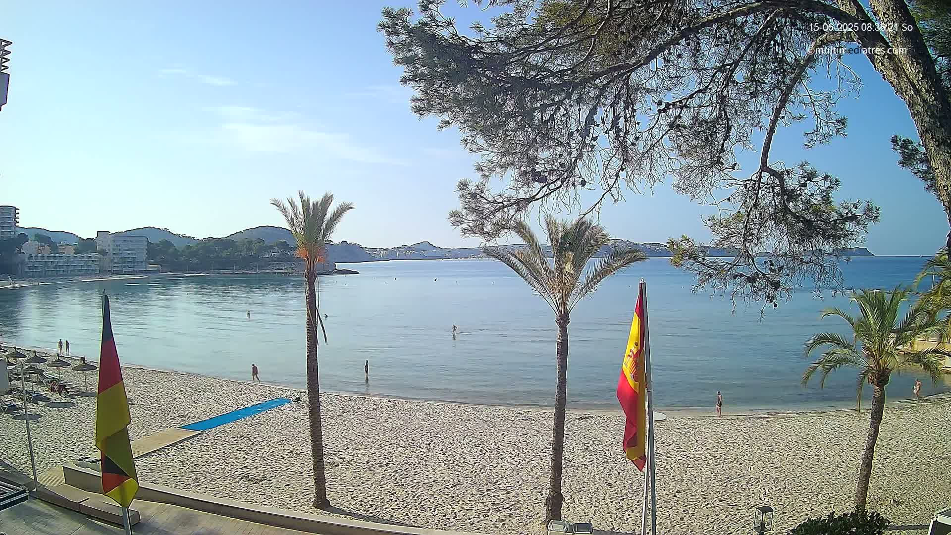Mallorca, Perguera Palmira Beach Live Cam - Balearic Islands, Spain