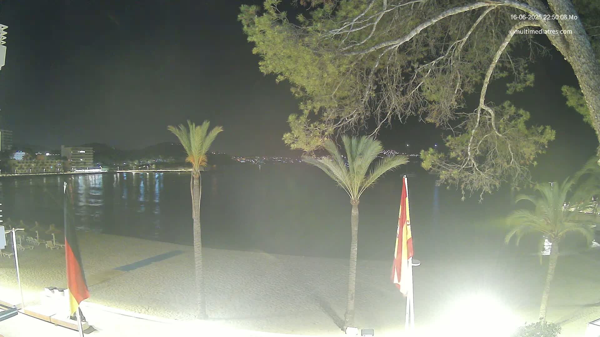 Mallorca, Perguera Palmira Beach Live Cam - Balearic Islands, Spain