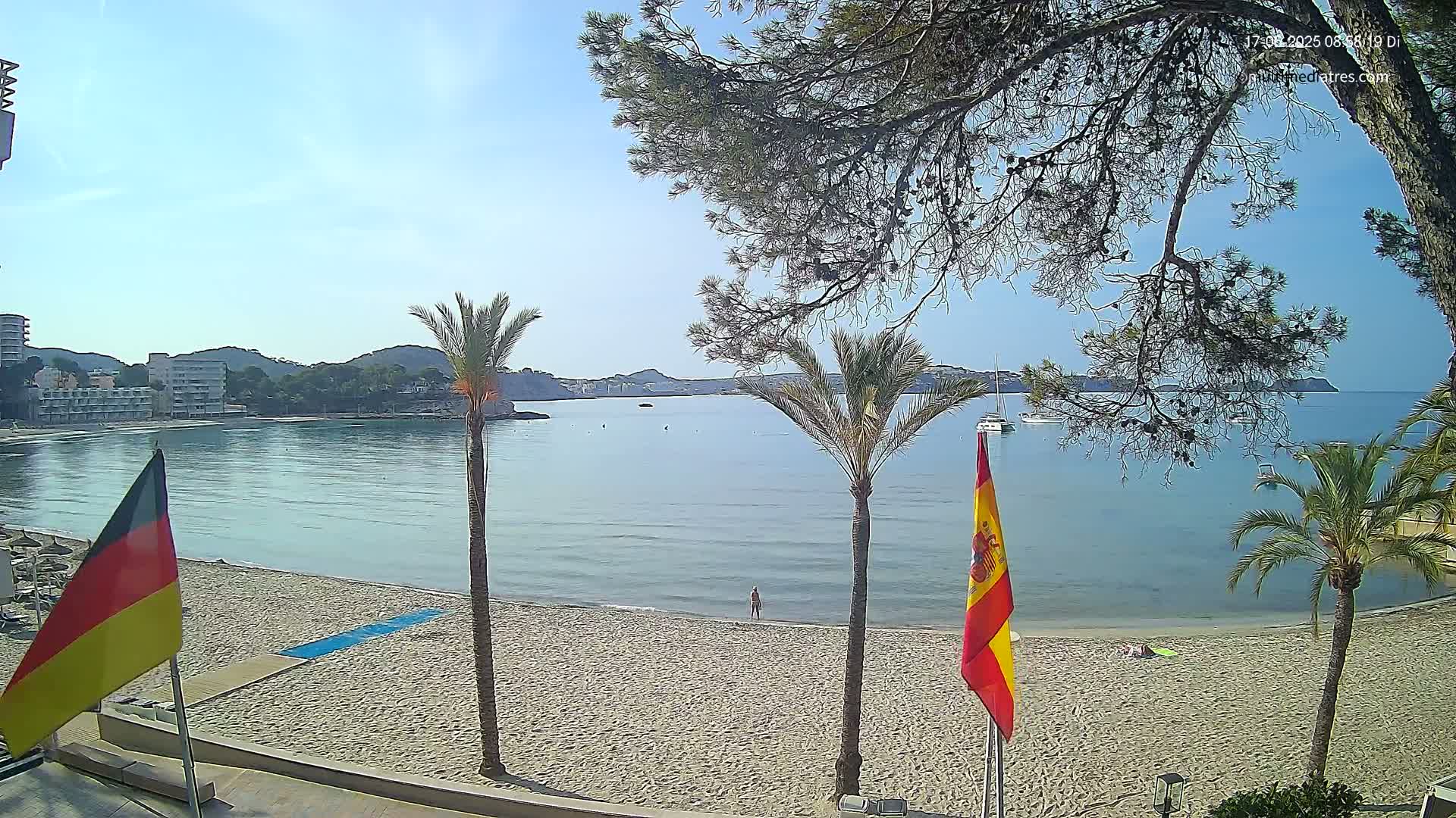 Mallorca, Perguera Palmira Beach Live Cam - Balearic Islands, Spain