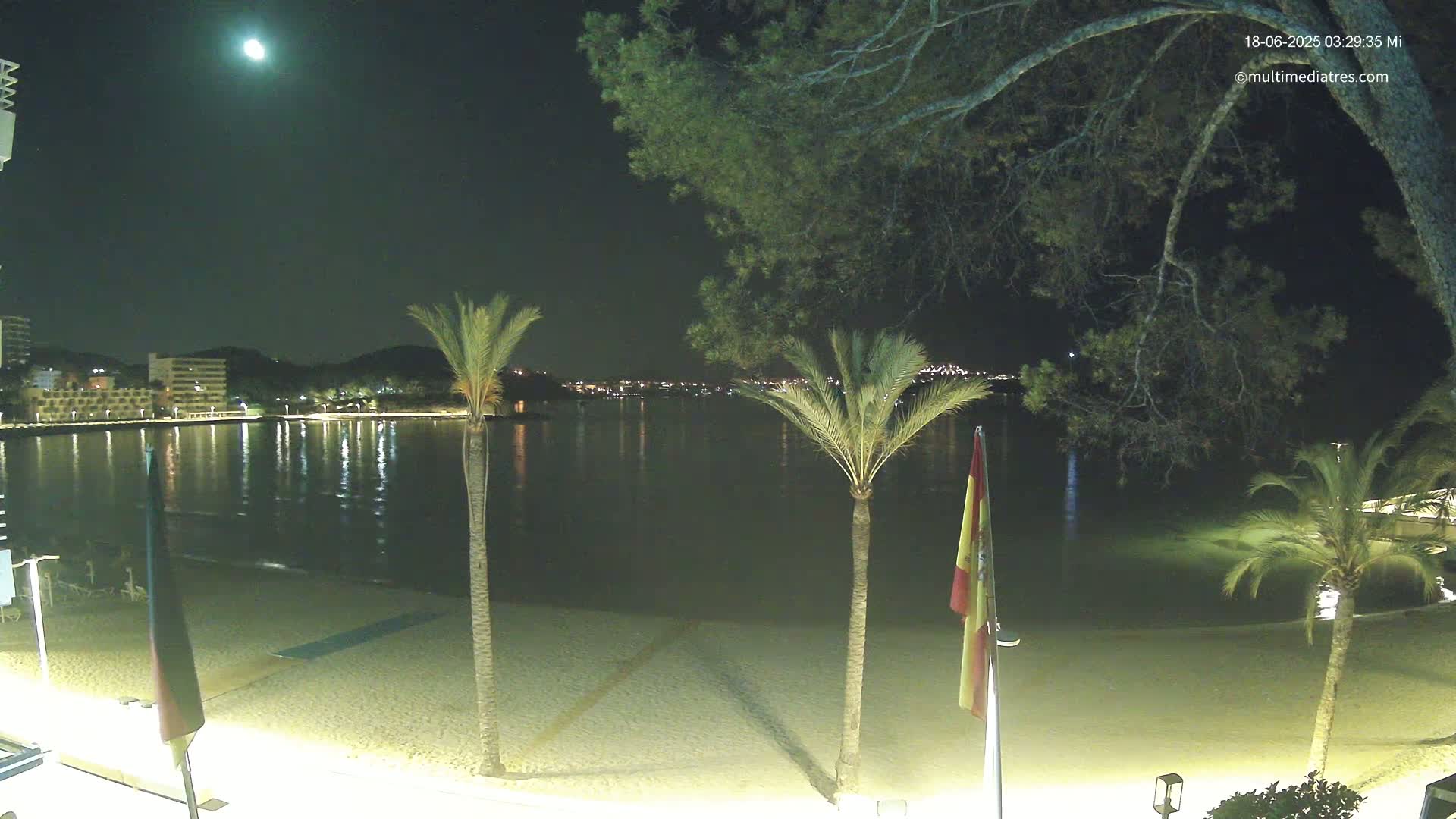 Mallorca, Perguera Palmira Beach Live Cam - Balearic Islands, Spain